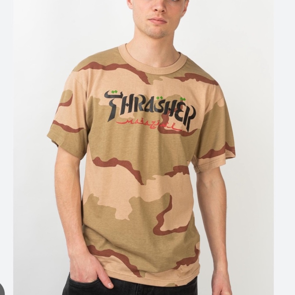 Men’s - Thrasher Magazine Camo T-Shirt 🌵Small